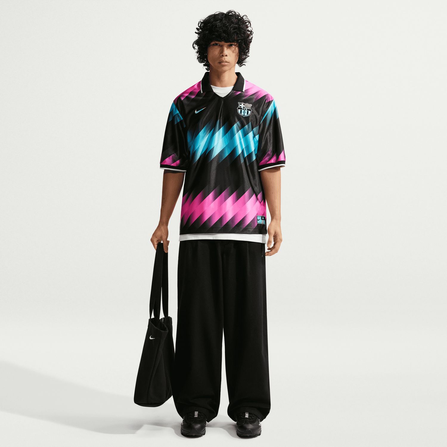 FC BARCELONA 26/27 ENERGY SS JERSEY (BLACK/BLUE/PINK)