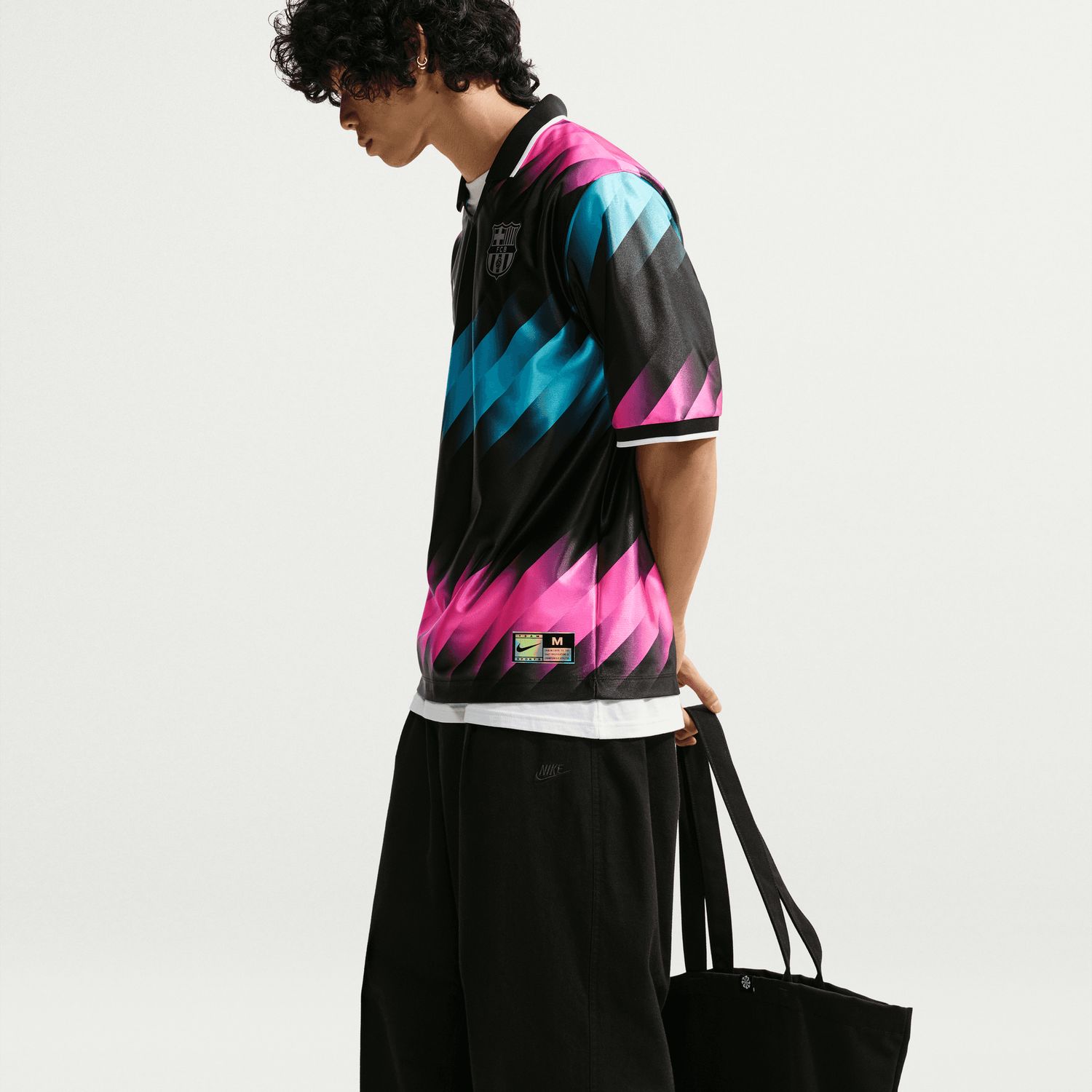 FC BARCELONA 26/27 ENERGY SS JERSEY (BLACK/BLUE/PINK)