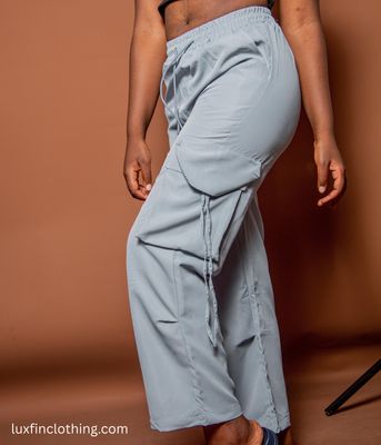Ladies Three-Dimensional Pocket Cargo Pants