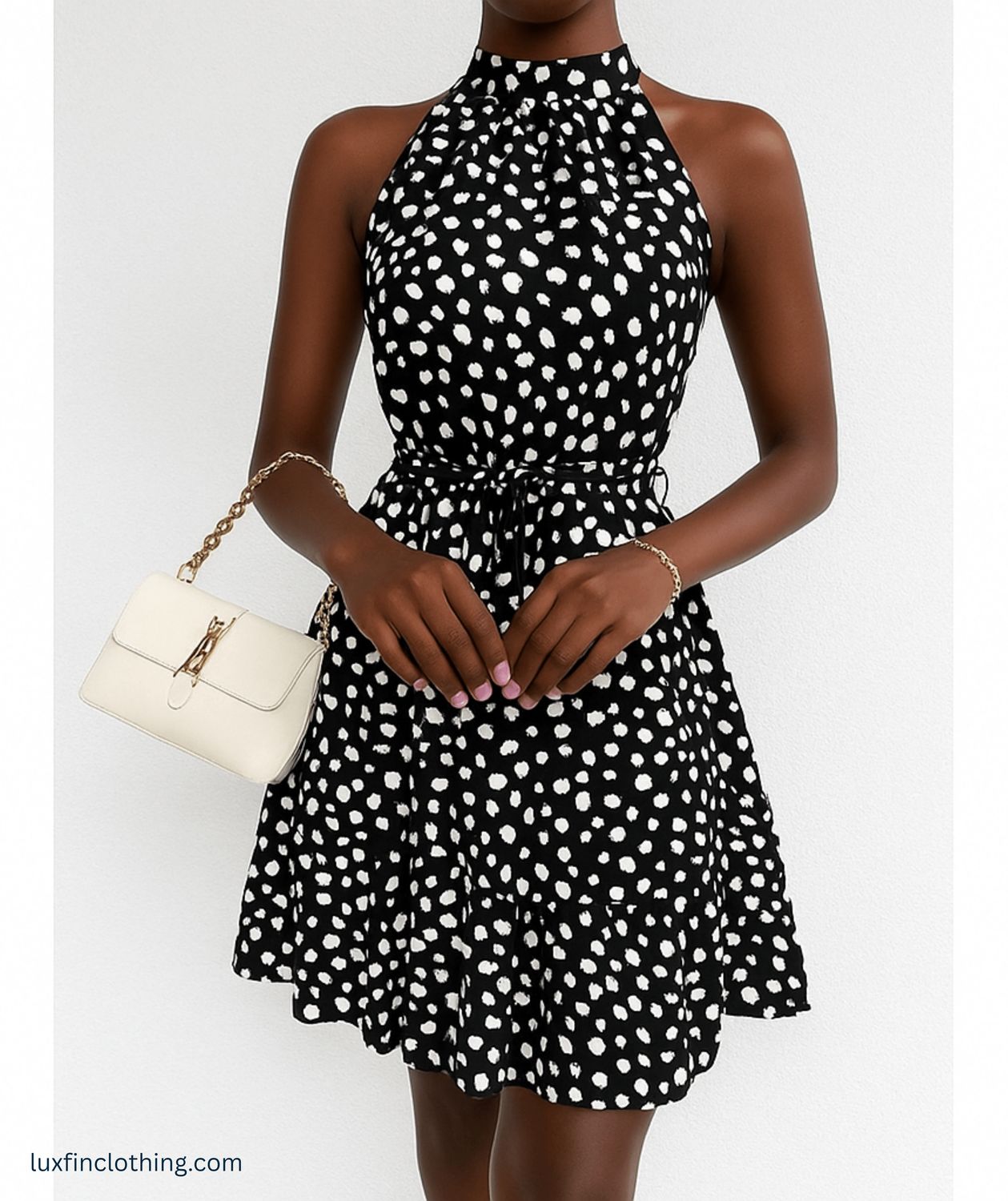 Polka Dot Ruffle Dress