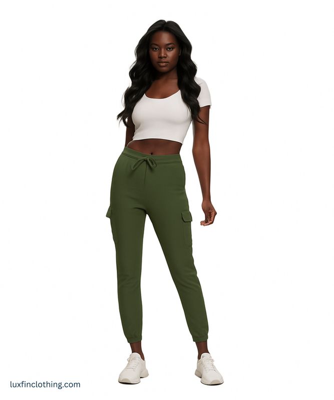 Drawstring Cargo Pants