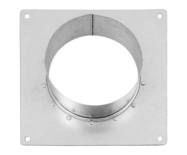 Square wall flange 100mm