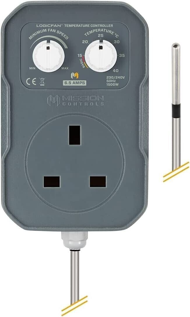 Mission Control Logic Fan 6.5A Temperature Controller Single Fan