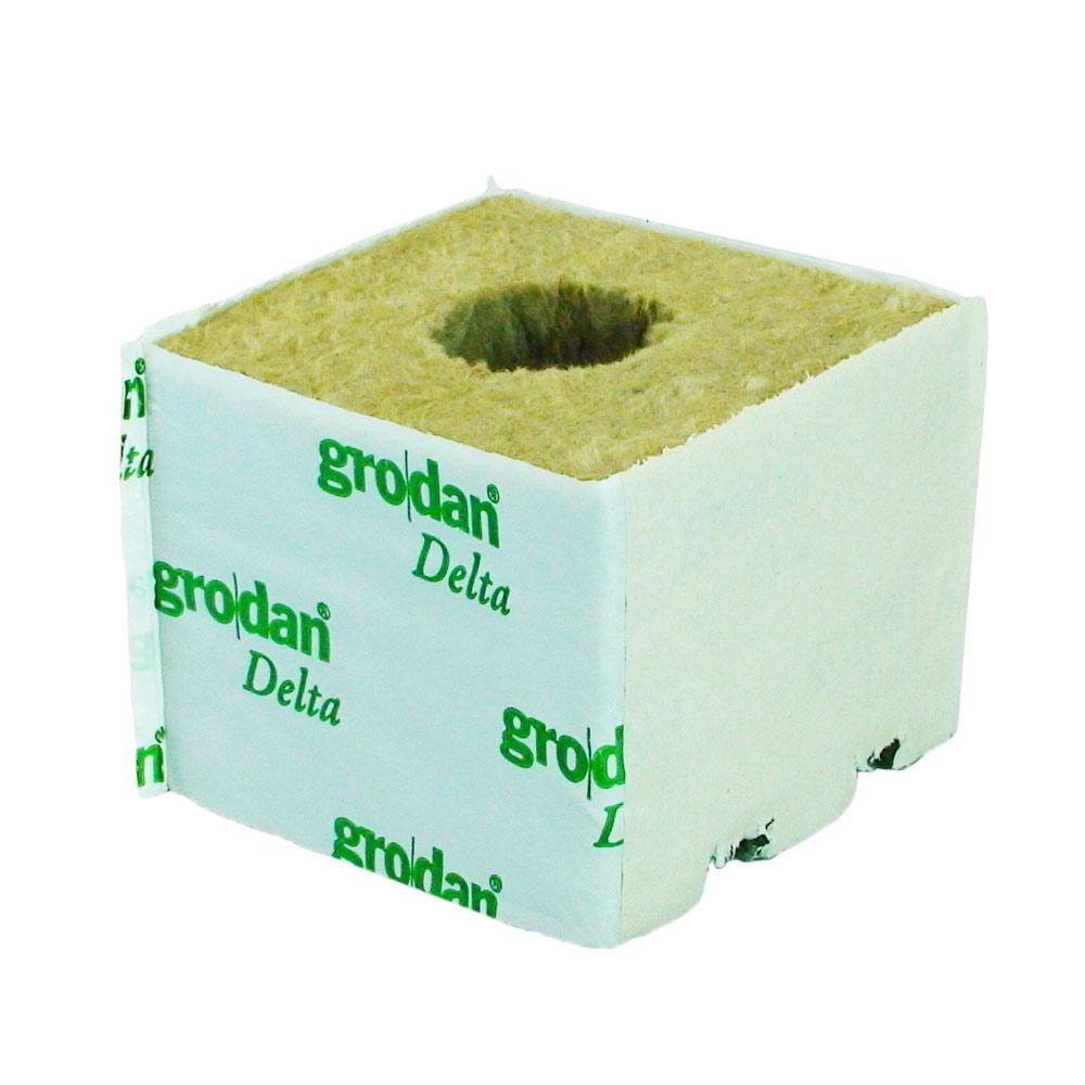 Grodan 3&quot; Small Hole Rockwool Cubes