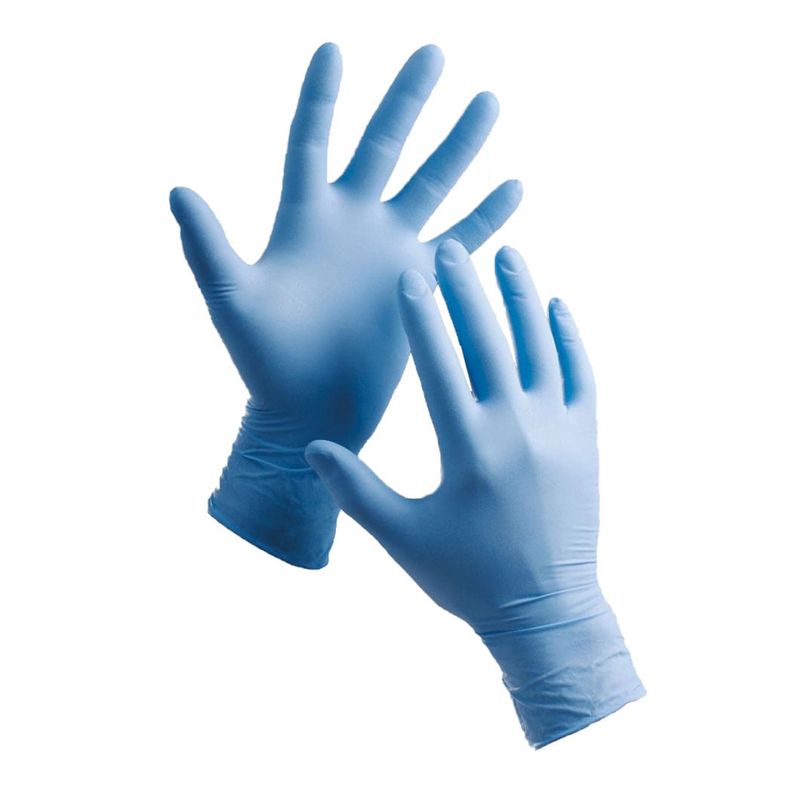 Blue Nitrile Gloves Large