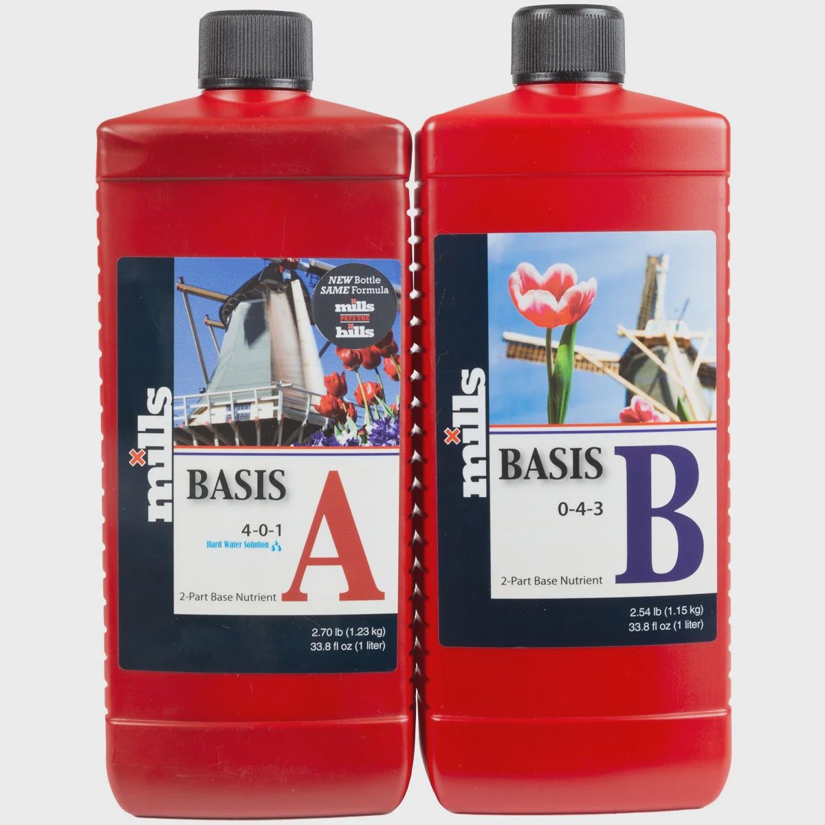 Mills Basis Nutrients, Hard Water &amp; Soft Water: Hard Water, Size: 1L