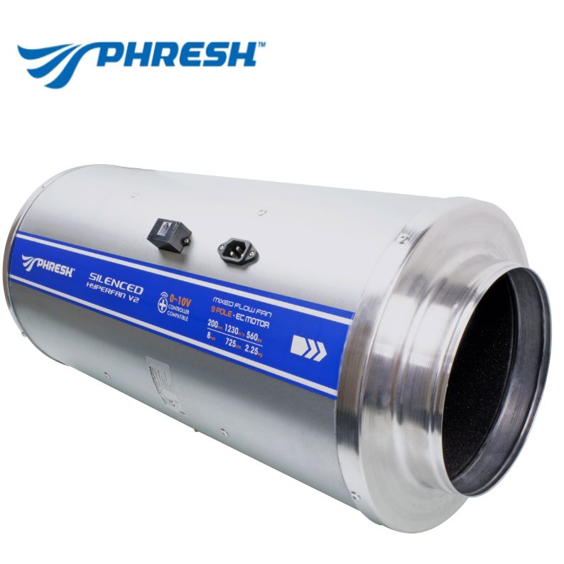 Phresh HyperFan Silenced V2, Size: 6"