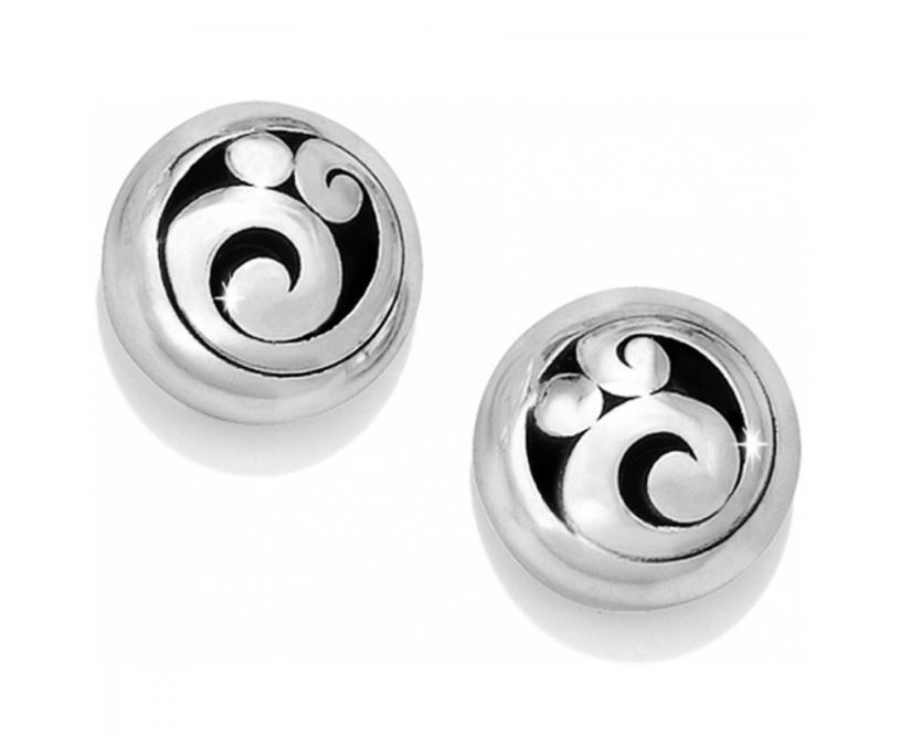 Contempo Post Earrings, Color: Silver