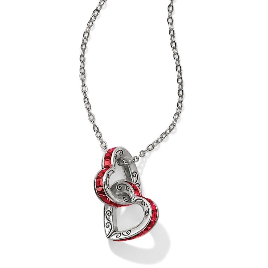 Spectrum Petite Heart Necklace, Color: Silver