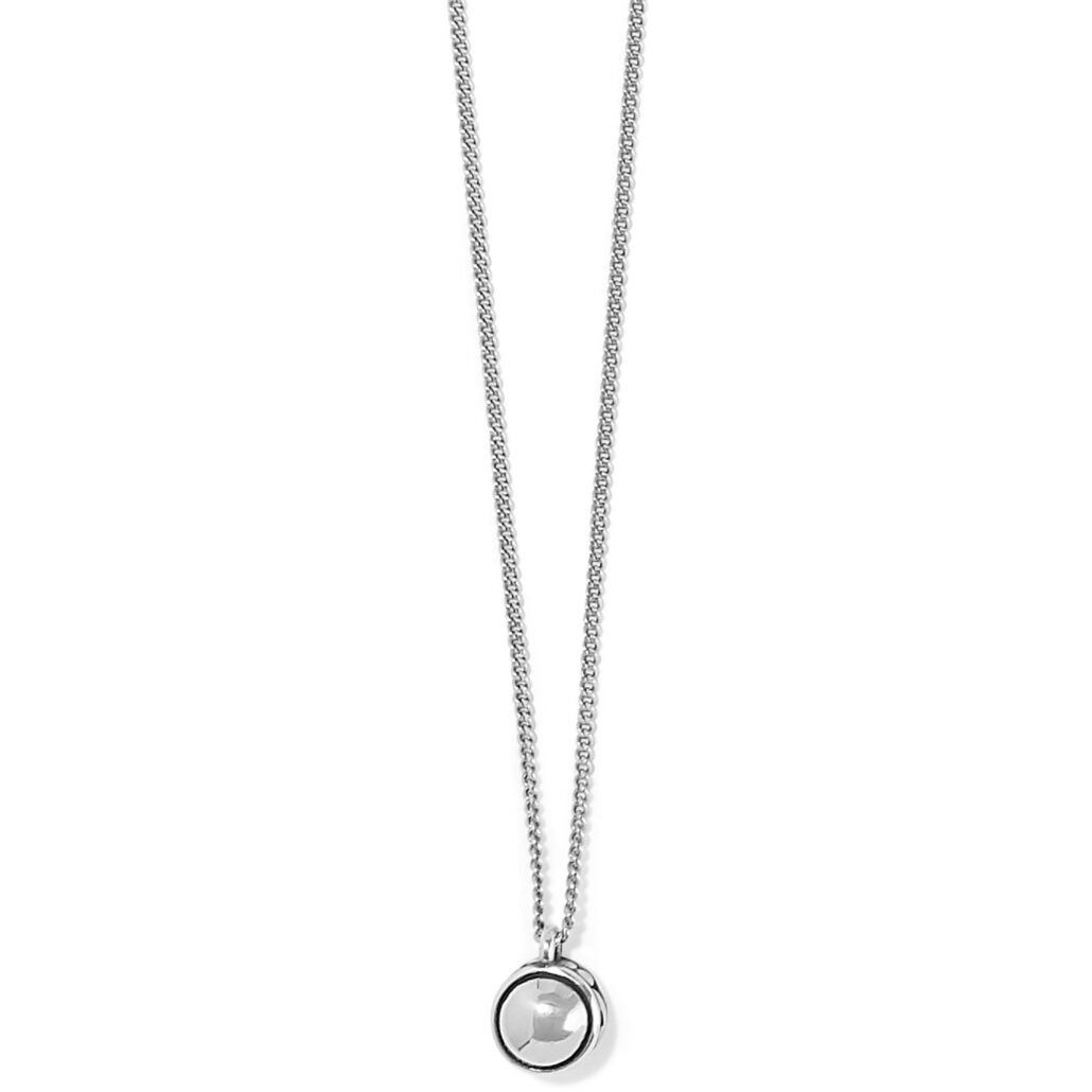 Contempo Nuevo Petite Dome Necklace, Color: Silver