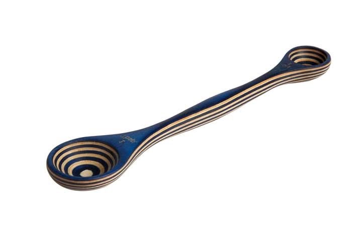 Pakka Double Measuring Spoon, Island Bamboo Color: BLUE