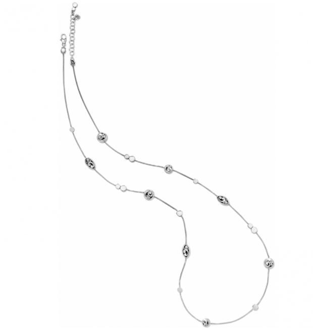 Contempo Long Necklace, Color: Silver