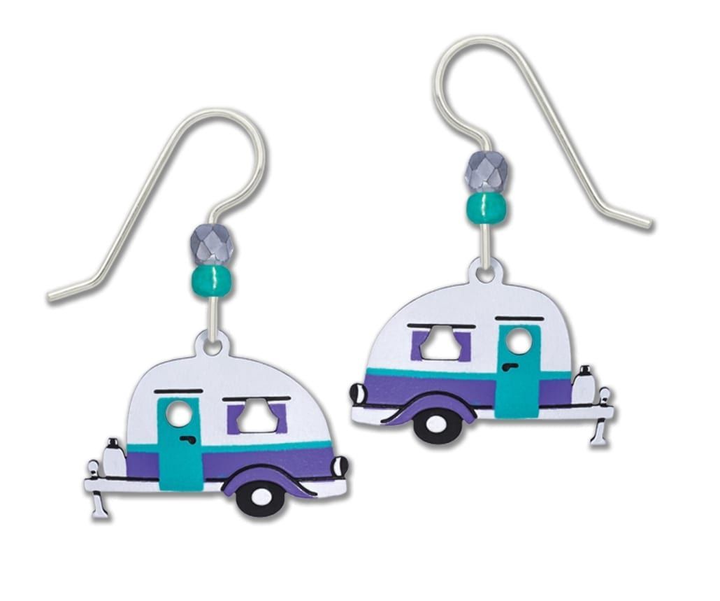 Road Trip! Retro Travel Trailer Earrings