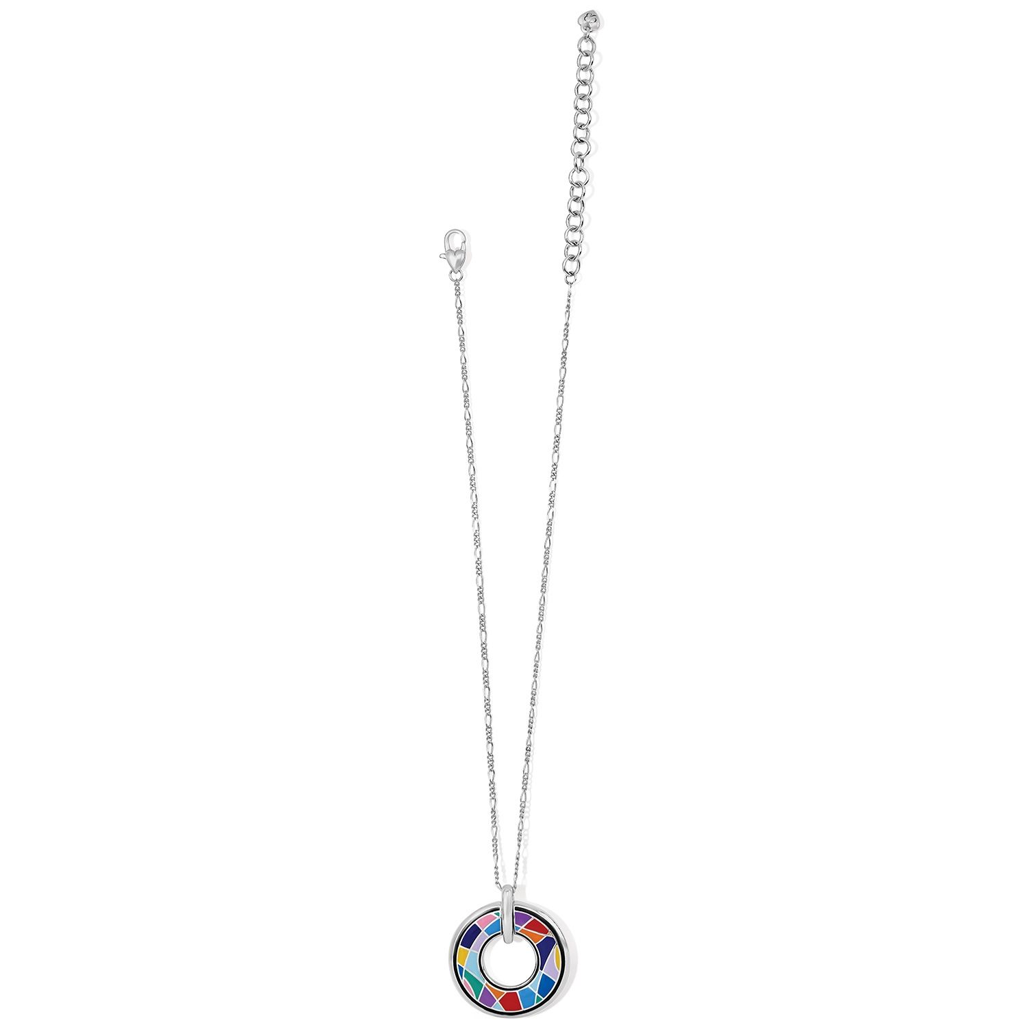 Colormix Reversible Necklace, Color: Silver/Multi