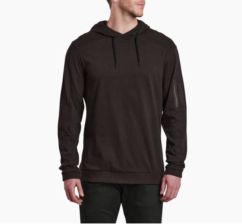 Kommando Hoody, Color: Black Coffee, Size: Medium