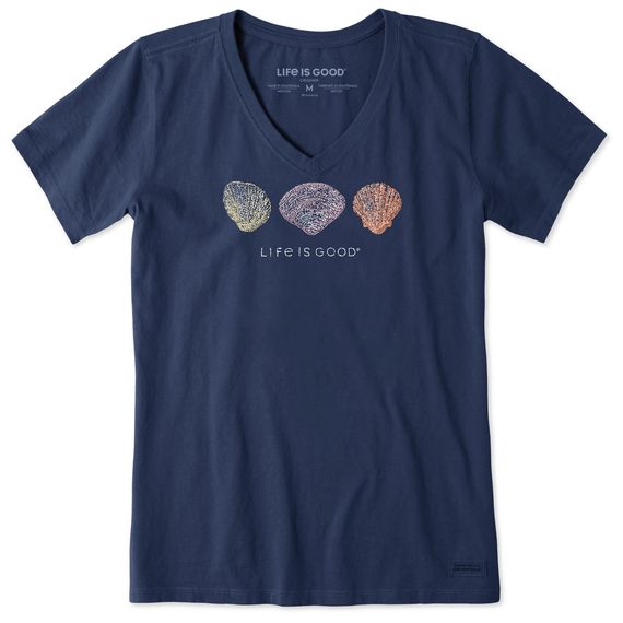 Women&#39;s Luminescent Shell SS Tee, Color: Darkest Blue, Size: Medium