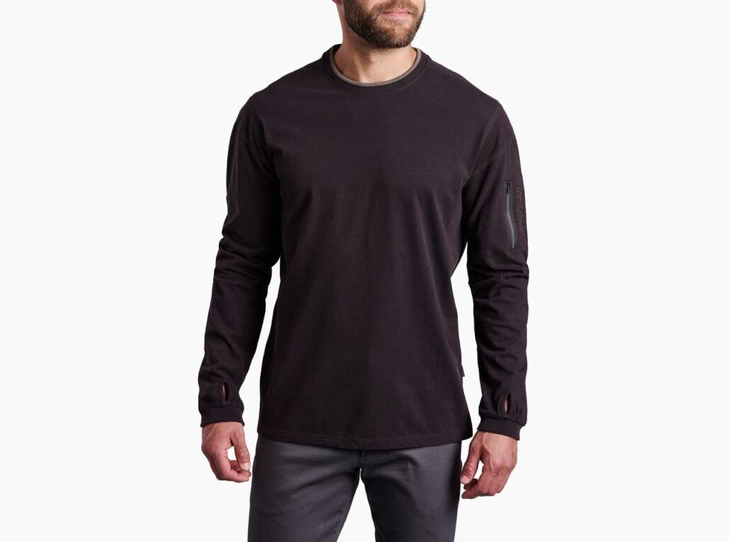 Kommando Crew, Color: Black Coffee, Size: XXL