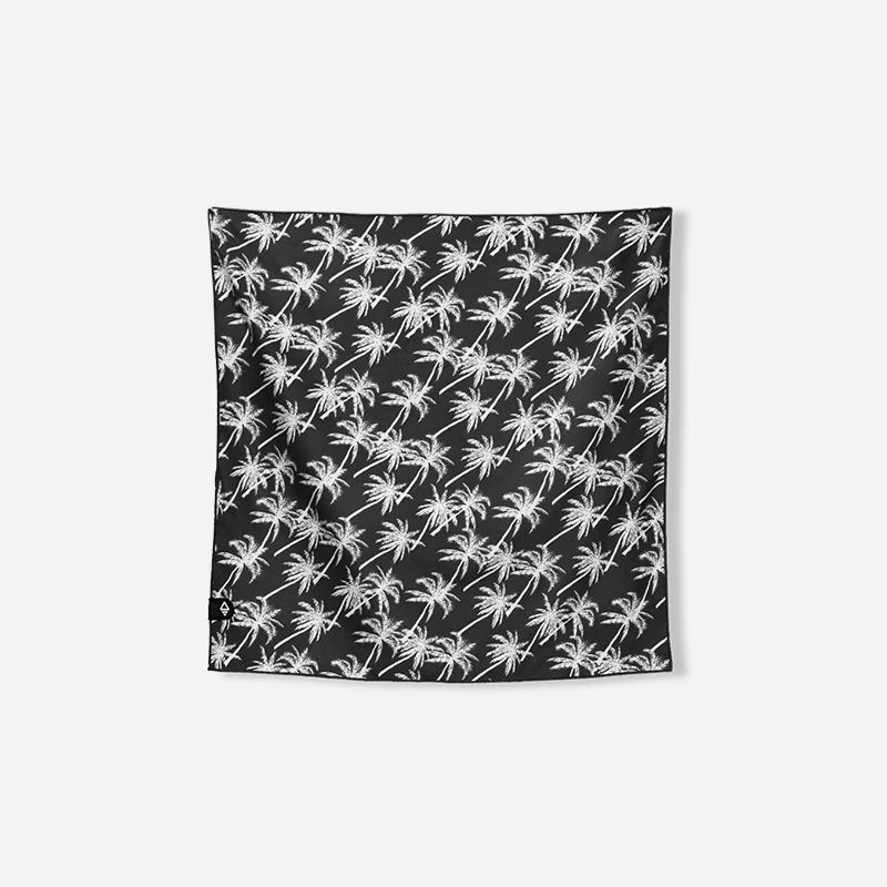 Nomadix Bandana Towel - Bunch Palms Black, Nomadix Color: Bunch Palms Black