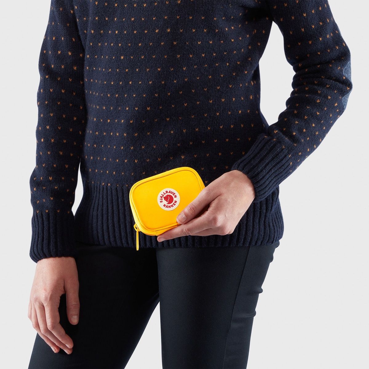 Kanken Card Wallet, Color: Warm Yellow