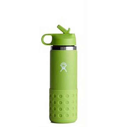 Wide Mouth Hydro Flask w/Straw Lid for Kids, 20 oz., Hydro Flask Color: Seagrass