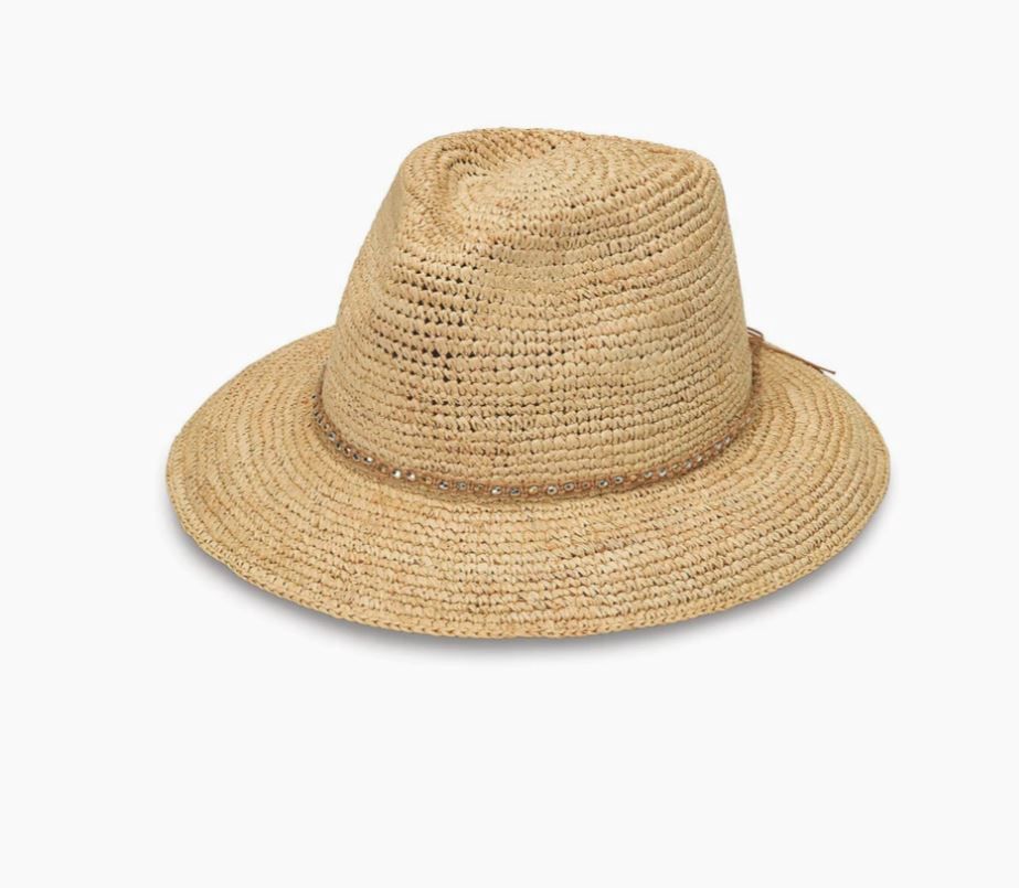 Malibu Fedora Hat, Color: Natural