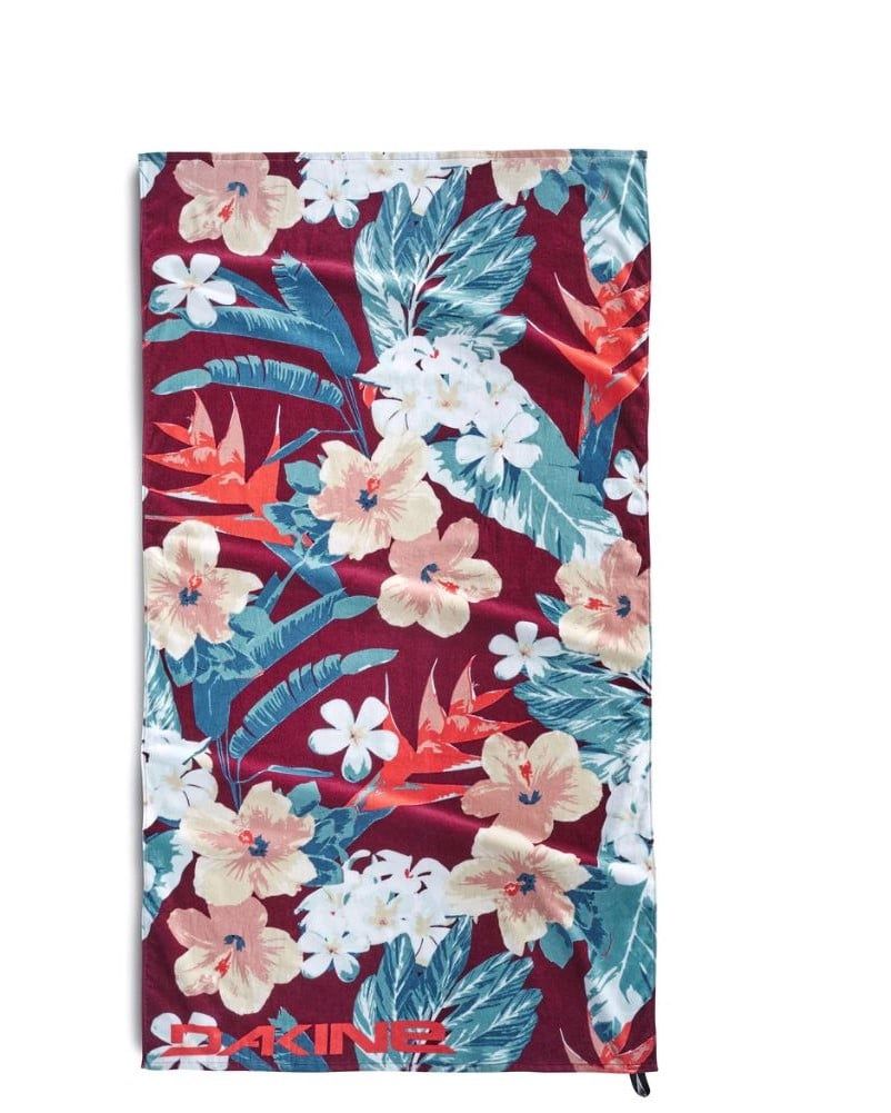 Terry Beach Towel - 100% Cotton, Dakine Color: Full Bloom
