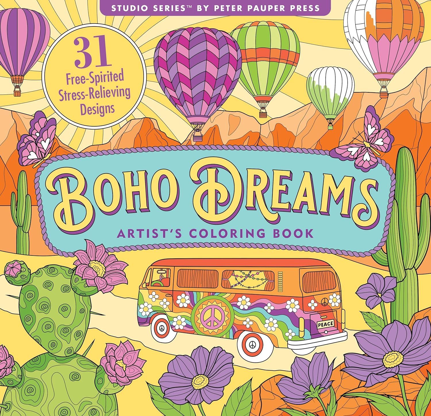 Coloring Book-Boho Dreams