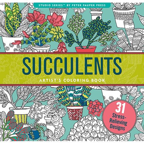 Coloring Book-Succulents