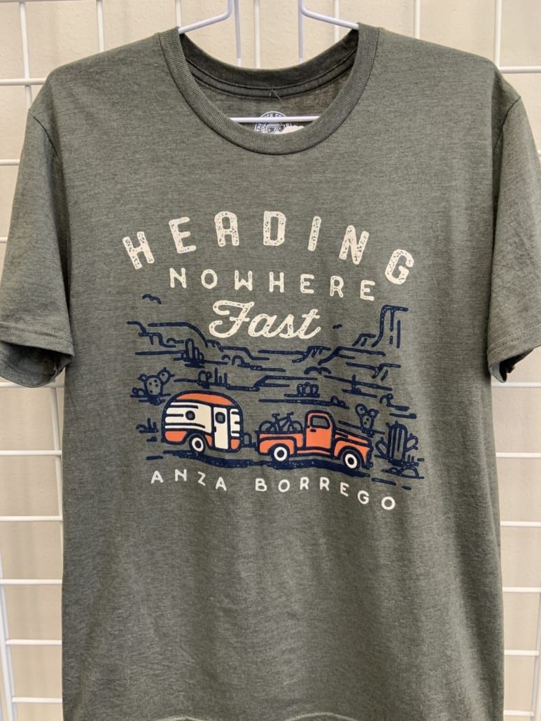 Nowhere Fast Desert - Adult 50/50 Blend T-Shirt, Duck Company Color: Forest, Size: Small