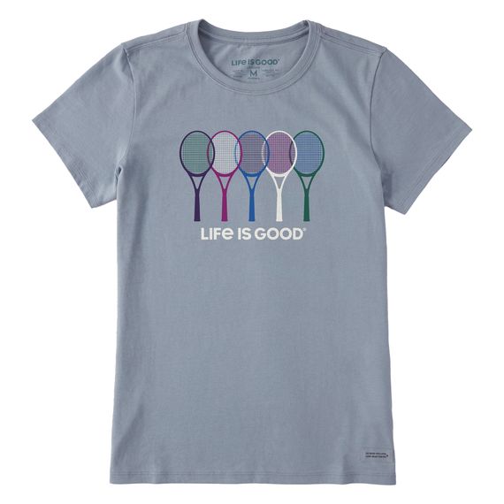 W&#39;s Tennis Spectrum SS, Color: Stone Blue, Size: Small