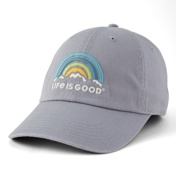 Winter Vibes Rainbow Chill Cap, Color: Stone Blue, Size: OS