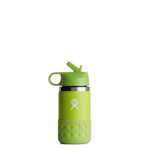 Wide Mouth Hydro Flask w/Straw Lid for Kids, 12 Oz, Hydro Flask Color: Firefly
