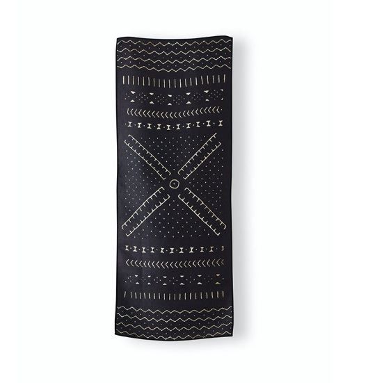 Nomadix Mini Towel - Mud Cloth, Nomadix Color: Black