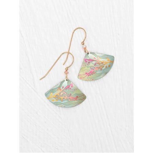 Sea Meadow Earrings, Color: Sage/Gold