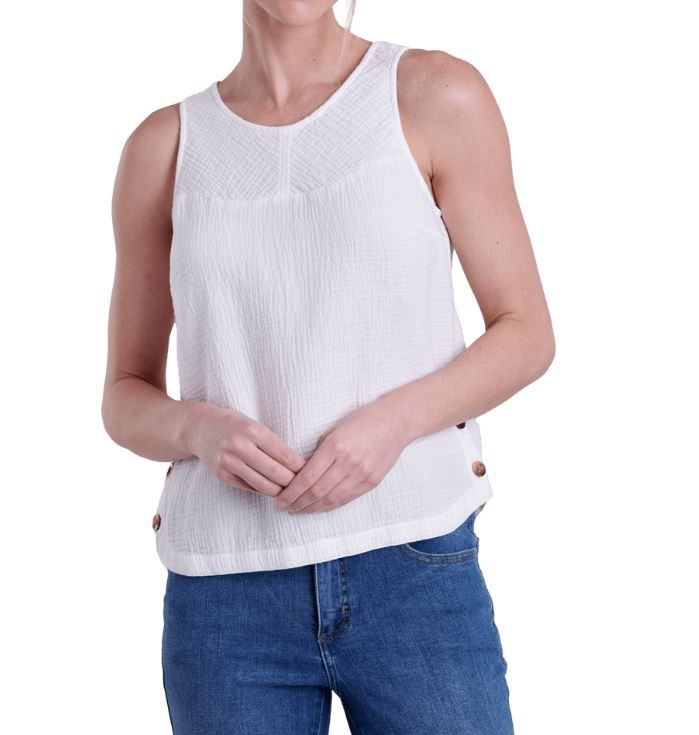 Klover Tank, Color: White, Size: XS