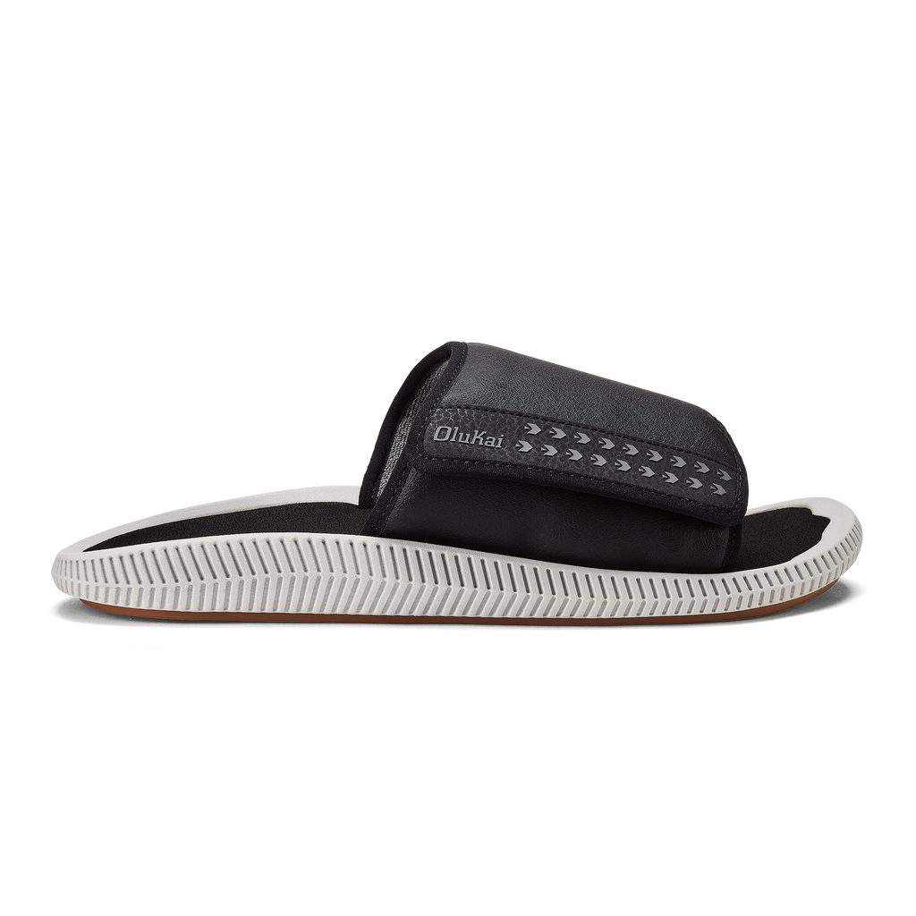 Ulele &#39;Olu Men&#39;s Slides, Color: Black / Black, Size: 9
