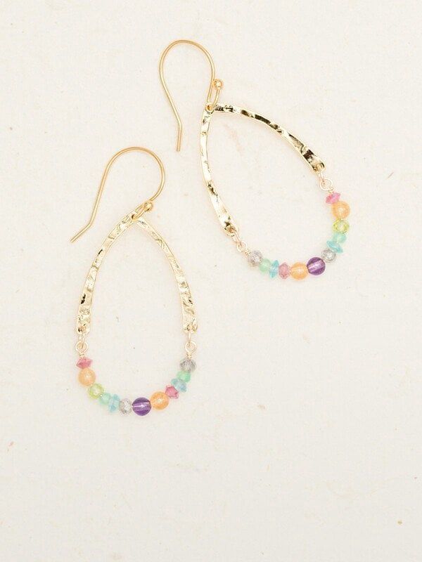 Mikayla Earrings, Color: Rainbow