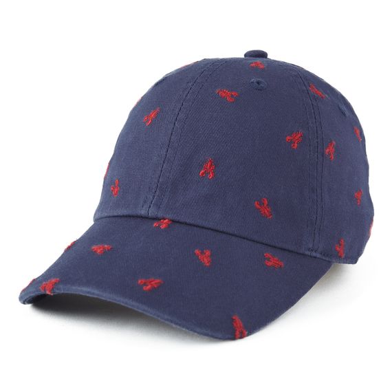 Adult Unisex Lobster Pattern Chill Cap, Color: Darkest Blue, Size: One Size