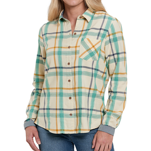 Trailside LS Women&#39;s Shirt, Color: Dew, Size: Small