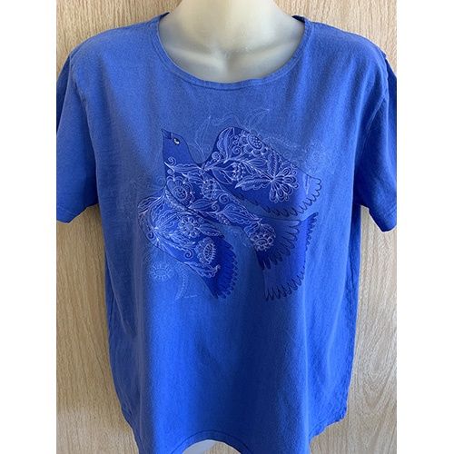 Sabaku Women&#39;s Boutique Tee, Blue Tattoo, Color: Super Blue, Size: Small