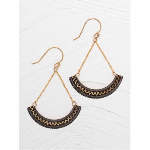 Willow Weave Earring, Color: Gold