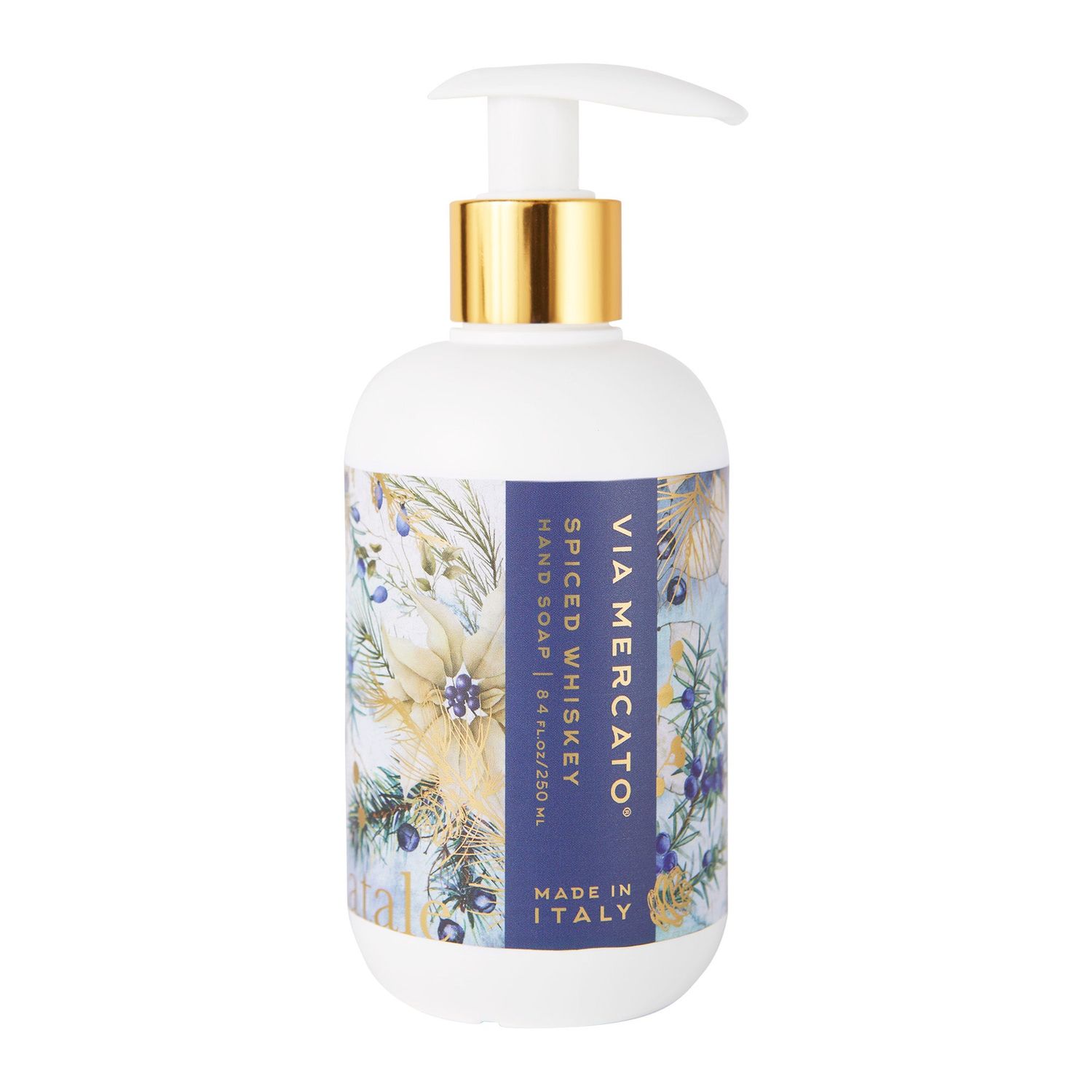 Natale Hand Soap (x), European Soaps Scents: Spiced Whiskey