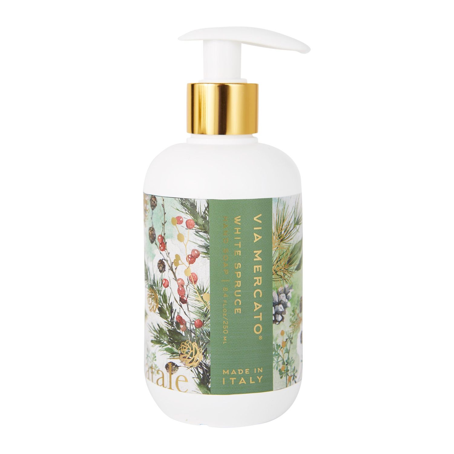 Natale Hand Soap (x), European Soaps Scents: White Spruce
