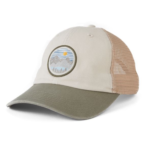 Adult Unisex Life Isn&#39;t Perfect Woodblock Cap, Color: Bone, Size: One Size