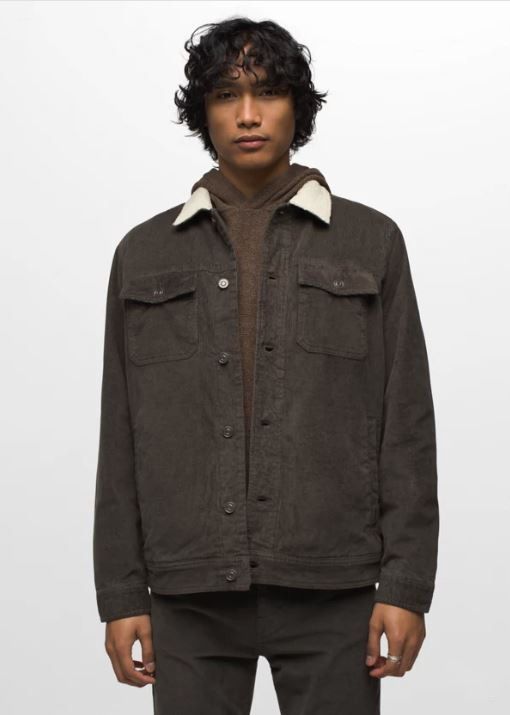 M&#39;s Ashland Cord Jacket, Color: Black Olive, Size: Small
