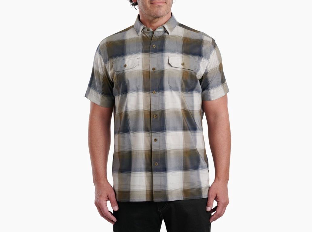 Response Short Sleeve Men&#39;s Shirt, Color: Rolling Hill, Size: XL