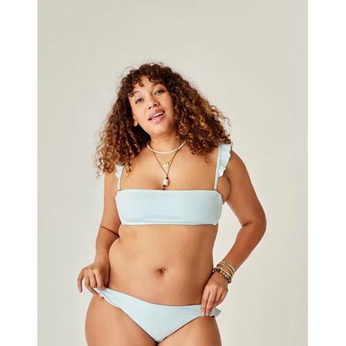 Bev Ruffle Top, Color: Ice, Size: XS