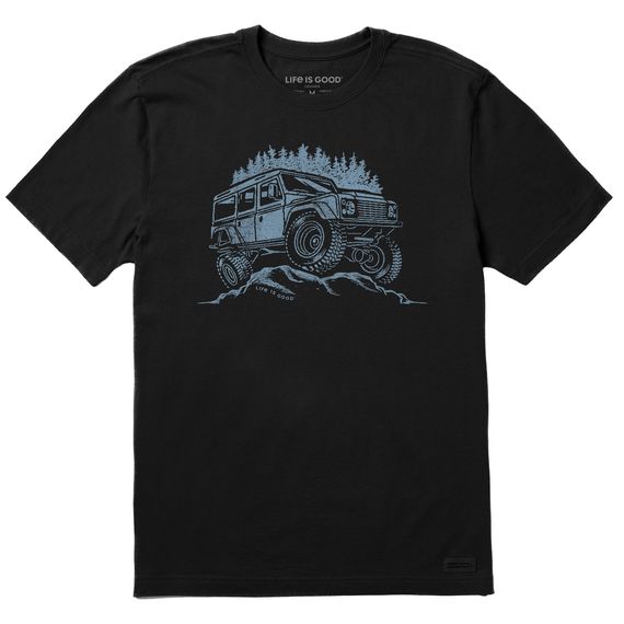Men&#39;s Rough Terrain Atv SS Tee, Color: Jet Black, Size: Medium