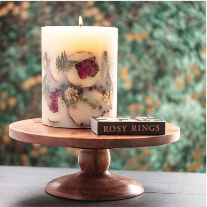 Holiday Small Round Botanical Candle, Fragrance: Spicy Apple