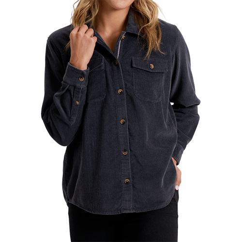 Tallula Cord Shirt, Color: Lakewood, Size: XS